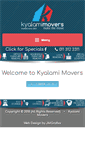 Mobile Screenshot of kyalamimovers.co.za